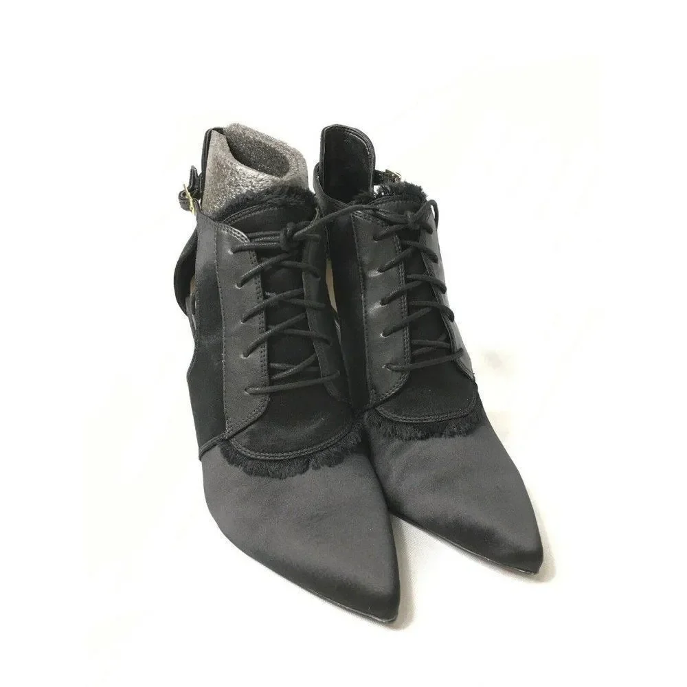 Nwob New Nine West Women's Takeashot Cut-Out Pump Black Halloween Us9.5 M